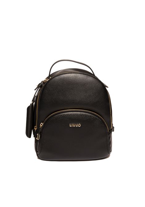 backpack with black logo LIU JO | AA5157E0058MANHATTAN-22222